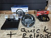 Thrustmaster T300 RS GT Bundle+Ferrari F1 Ratt+Quick Release
