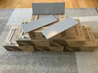 Kakelplattor ljusgrå 10x30 cm 6 kvm
