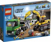 Lego City 4203 Grävmaskinstransport