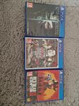 ps4 spel bundle, alla 3 tillsammans säljs för 250 kr