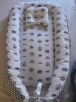 Babynest med kudde 