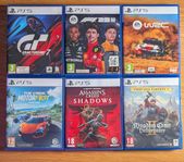 6 PS5 spel – fint skick
