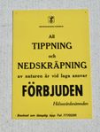 Skylt 1960-talet