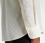 Gucci silk crêpe skjorta + kvitto