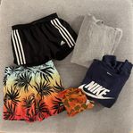 2 hoodie, 2 badshorts, 1 tshirt