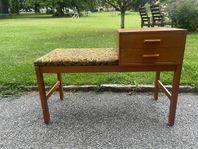 Telefonbänk Teak