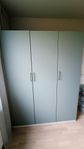 Pax garderober 50x58x201 vit/grön nyskick 