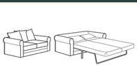 Ikea bäddsoffa grönalid