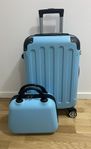 Handbagage + sminkväska 