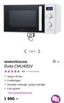 Mikrovågsugn CMU4251V Elvita