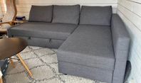 Bäddsoffa ”FRIHETEN” med förvaring från IKEA