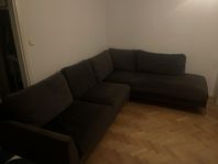 Exklusiv soffa i dun från Buhréns – Nypris ca 35 000 kr