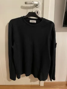 Stone island sweatshirt marinblå 