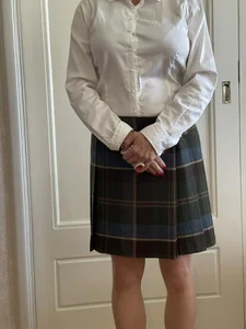 Klassisk skotsrutig kjol från Ralph Lauren. Aldrig använd.