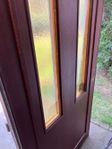 Teak ytterdörr 10x21