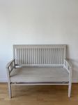 Vacker antik träsoffa / kökssoffa 