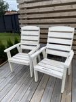 2 st trädgårdsstolar/fåtöljer