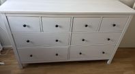 Hemnes byrå med 8 lådor 161x96