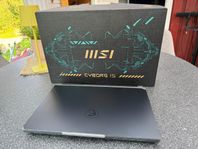 Bärbar MSI Cyborg 15A 12VE, MAXAD konfig i fint skick bytes
