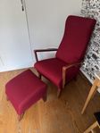 Seat Up fåtölj med fotpall