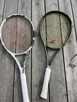Wilson Blade V8 och Babolat Pure Drive