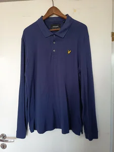 Lyle & Scott Piké långärmad tröja strl XL