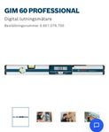 bosch digitalt vattenpass