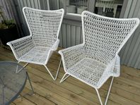 IKEA Högsten fåtöljer med hög rygg