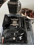 i5 8660k med moderkort, 16gb ram och kylare.