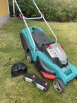 Bosch batteridriven gräsklippare med 2 st 36V batterier