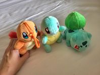 pokemon gosedjur 3 stycken 