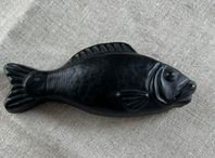 Sea Glasbruk Lena Engman Svart Fisk