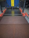 Gummiplattor för gym och mer. 15m²