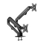 Monitorarm bordsfäste för dubbla monitorer, 17"-27"