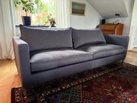 Soffa Fogia 3-sits (mörkgrå, Alex high)