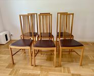 6 st Stolar Design Möbelsnickarmästare Johansson Markaryd