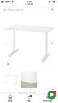 Ikea bekant bord ekfaner med svart underrede helt nytt