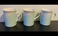 Vintage! 3st mintgröna muggar - made in England