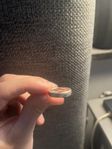 en äkta silverring 