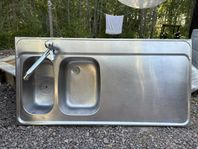 diskbänk med blandare