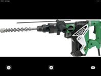 Borr / Bilmaskin Hitachi SDS max fäste samt Verktyg