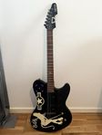 Gitarrer, förstärkare, pedalbord