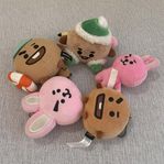 BTS BT21 original merch dolls and key chains