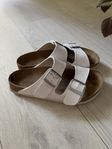 Birkenstock Arizona vita i fint skick, 39