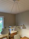 Taklampa med ljushållare 