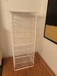 elfa trådbackar med 6 korgar 18cm höga