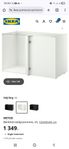 Hörnskåp ikea Metod vit