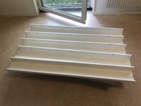 IKEA 5ST Mosslanda tavelhyllor, vit, 115 cm