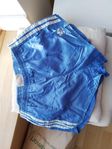 Adidas blå nylon SPRINTER Bäckenbauer NYLON sexy shorts St
