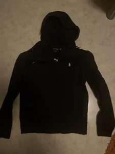 Ralph Lauren Zip Hoodie svart